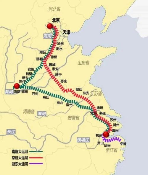 京杭大运河起点和终点?京杭大运河起点和终点落差?-第3张图片-柯迪百科 京杭大运河起点和终点?京杭大运河起点和终点落差?-第3张图片-柯迪百科