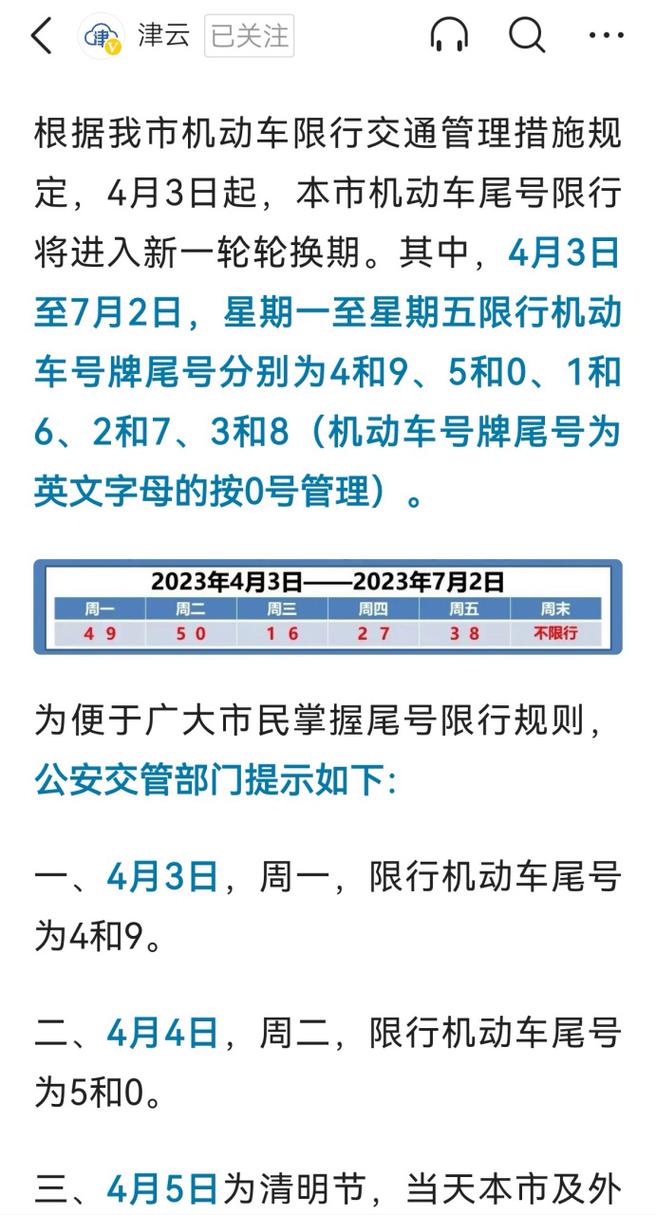 巩义限号，巩义限号2024最新规定