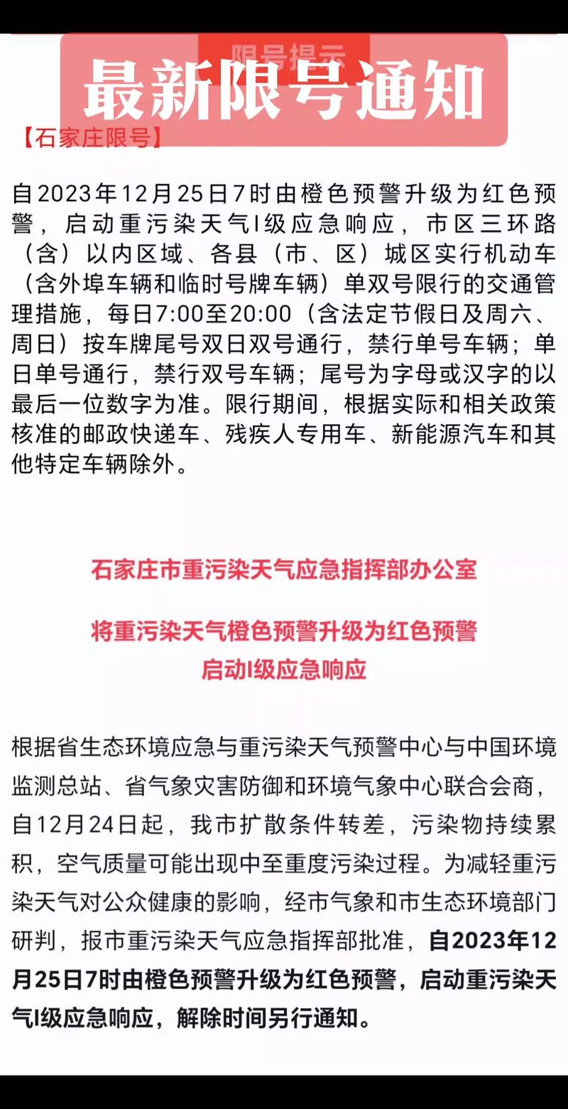 石家庄今天限号,石家庄2025年1月限号?-第3张图片-柯迪百科 石家庄今天限号,石家庄2025年1月限号?-第3张图片-柯迪百科
