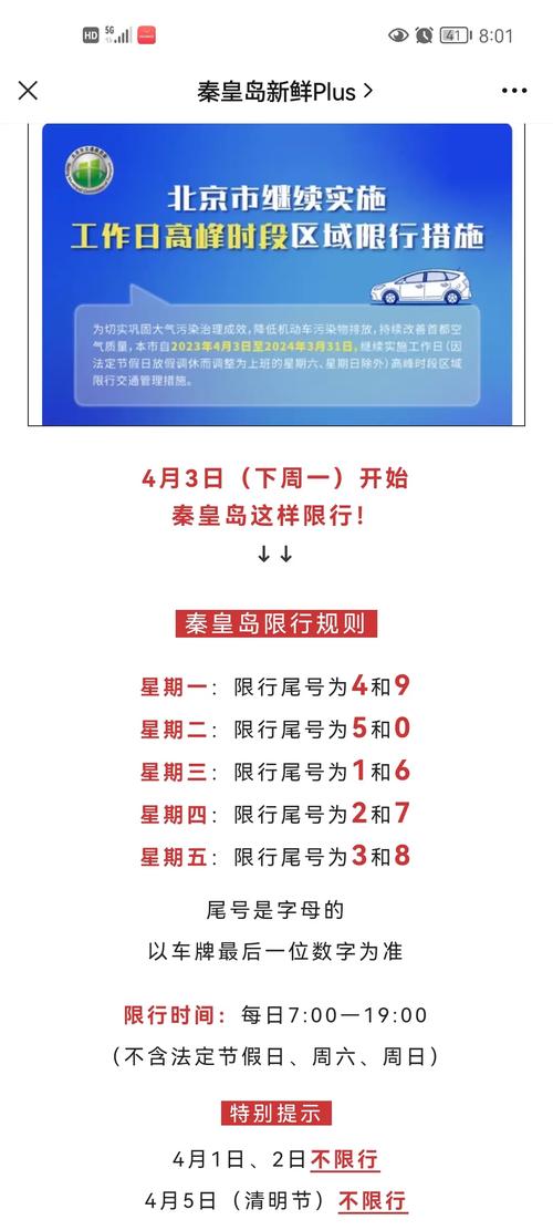 秦皇岛今日限号,秦皇岛今日限号多少2024-第4张图片-柯迪百科 秦皇岛今日限号,秦皇岛今日限号多少2024-第4张图片-柯迪百科
