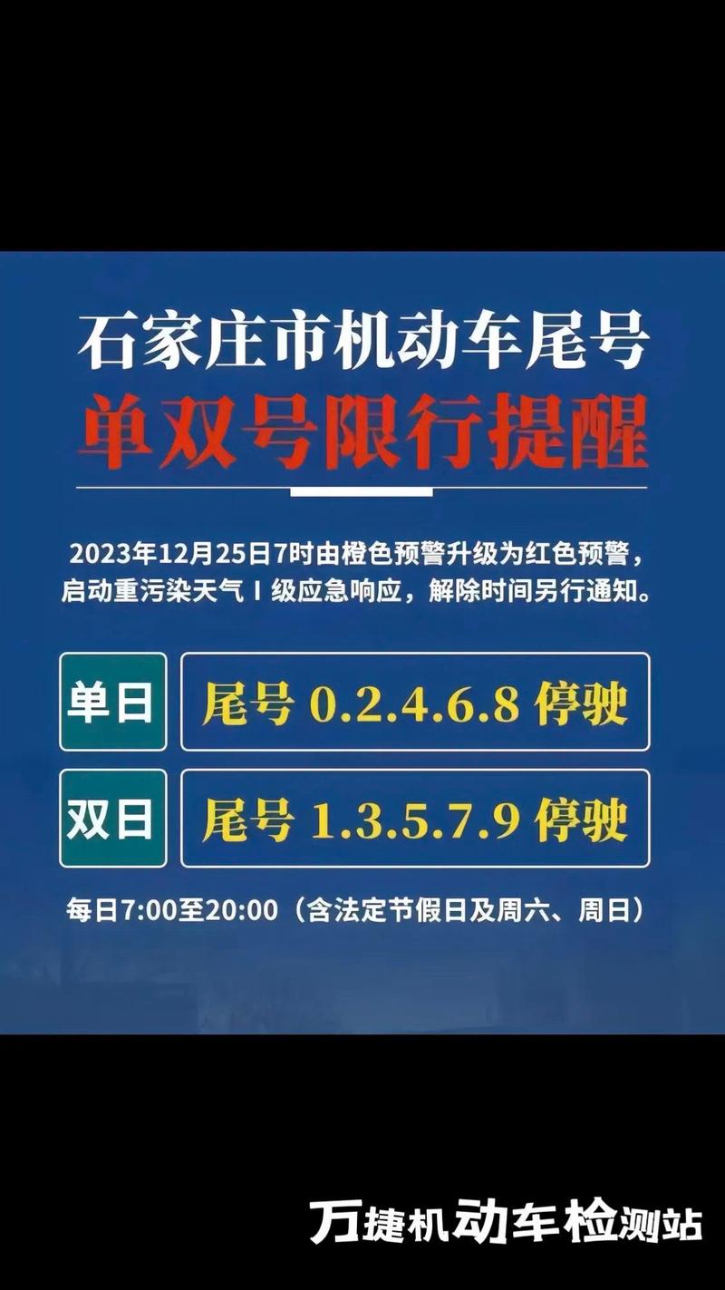2025年石家庄新一轮限号表,石家庄新一轮限号2020年7月?-第2张图片-柯迪百科 2025年石家庄新一轮限号表,石家庄新一轮限号2020年7月?-第2张图片-柯迪百科