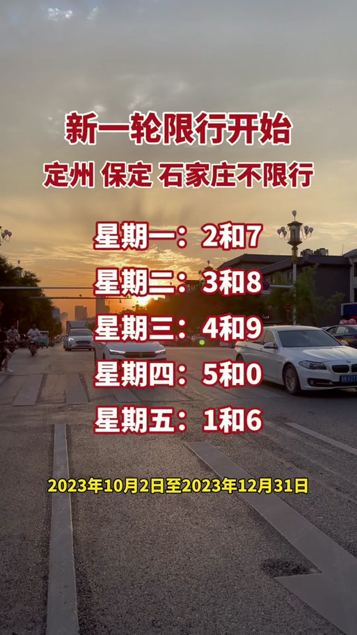 2025年石家庄新一轮限号表,石家庄新一轮限号2020年7月?-第3张图片-柯迪百科 2025年石家庄新一轮限号表,石家庄新一轮限号2020年7月?-第3张图片-柯迪百科