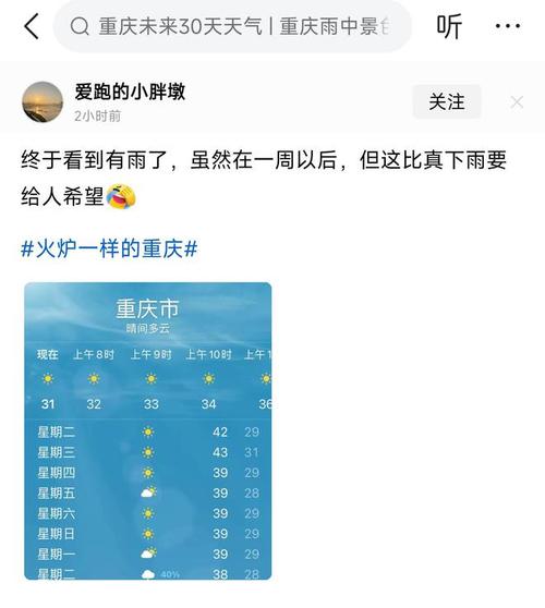 重庆市一周天气状况,重庆市一周的天气情况-第2张图片-柯迪百科 重庆市一周天气状况,重庆市一周的天气情况-第2张图片-柯迪百科